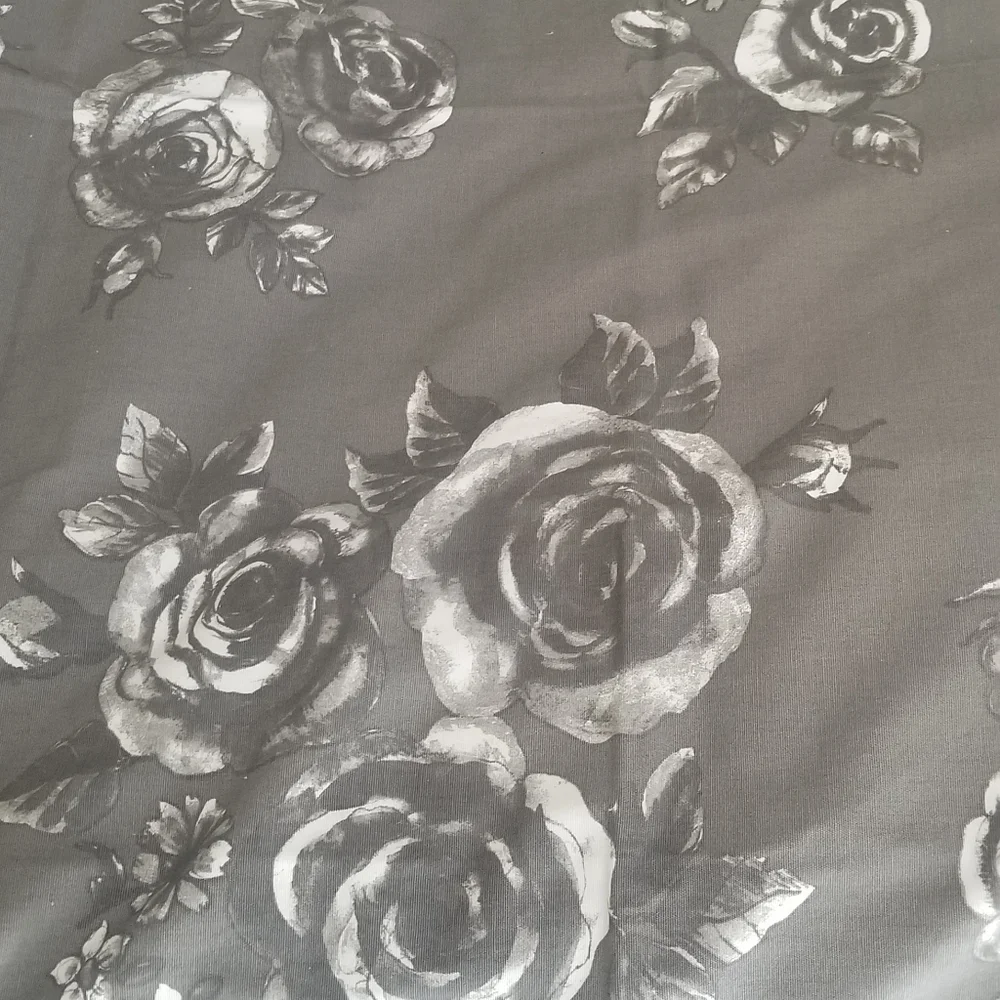 Ikea Home Decor fabric Inga Leo gray 2.4 yards